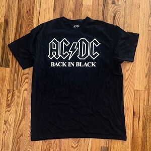 AC/DC Large L Men’s T-shirt Shirt Top Tee Black Like New